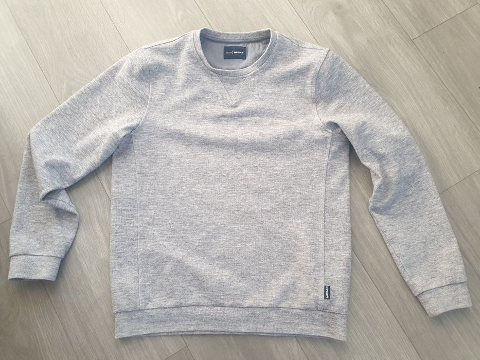 #bluza #męska M #szara  Man Gas długi rękaw szary