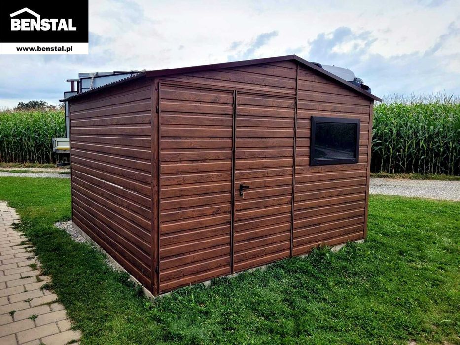Garaż Blaszany 3,5x3 Garaże Blaszane Domki Ogrodowe na Wymiar PROMOCJA