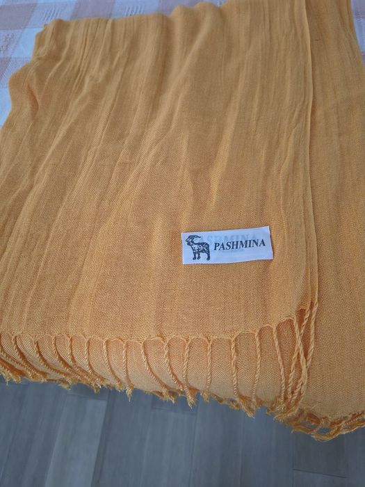 Szaliki pashmina wełna, jedwab