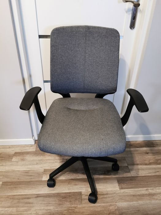 Fotel biurowy szary
