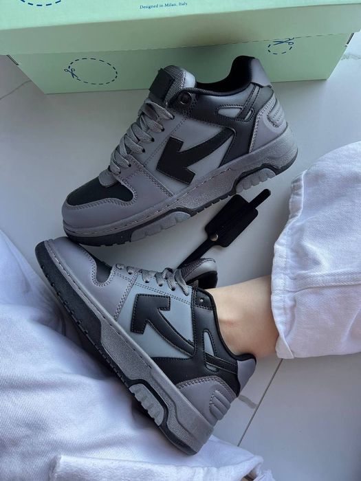 [БЕЗ ПРЕДОПЛАТ] Off-White Out of Office Low Tops Black Gradient