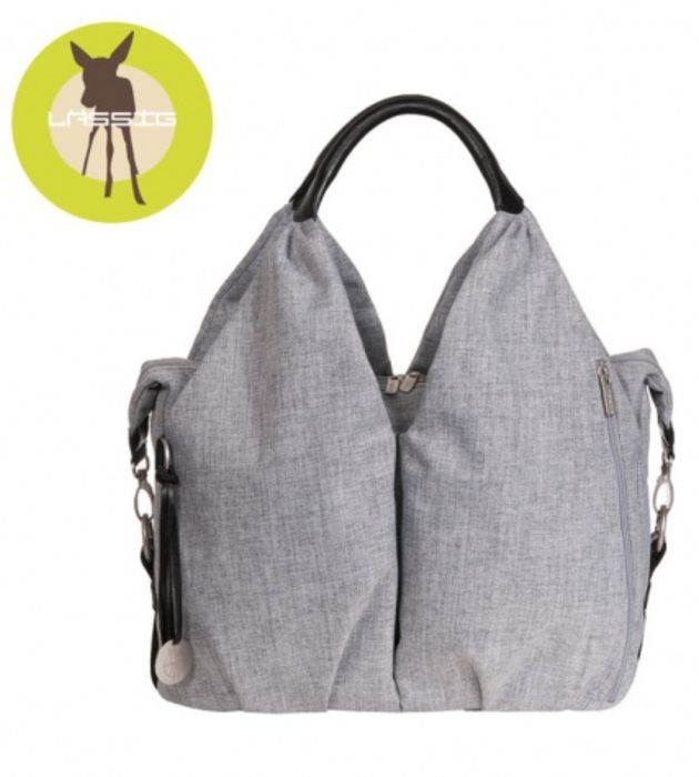 Torba Lassig Green Label Neckline Black mélange