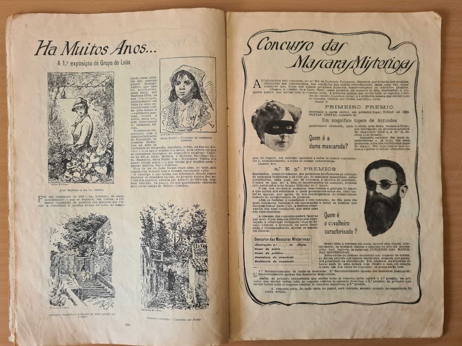 Número da antiga revista "Ilustração Portuguesa" de 1922