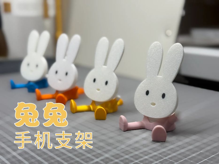 Suporte de Telemóvel Gato Fofo (Bunny Phone Stand)