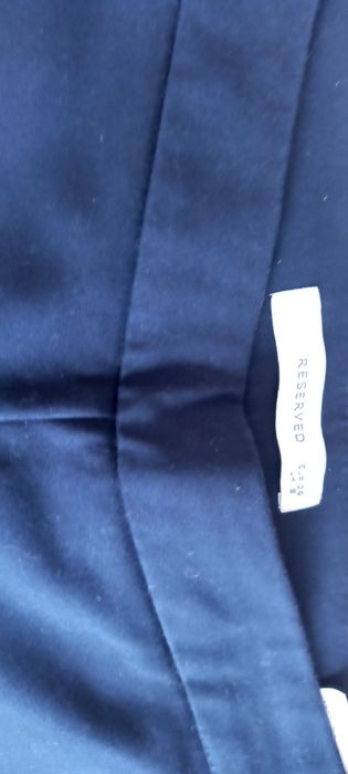 Spodnie eleganckie Reserved 36 granatowe