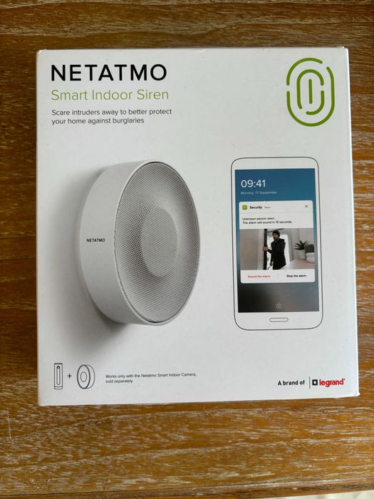 Netatmo Sirene para sistema de segurança