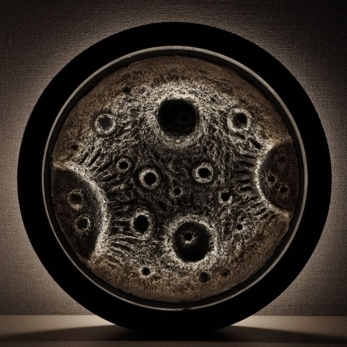 Картина з підсвічуванням 25 см « Місяць »