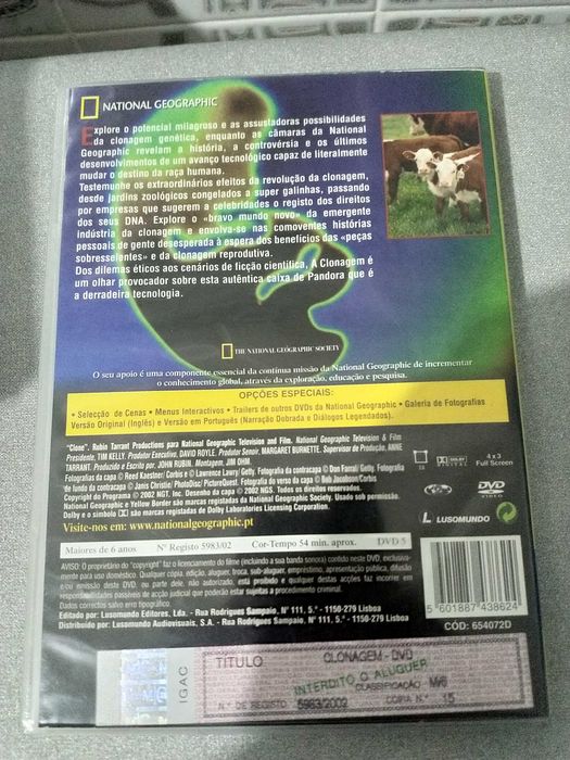 Clonagem - DVD Video