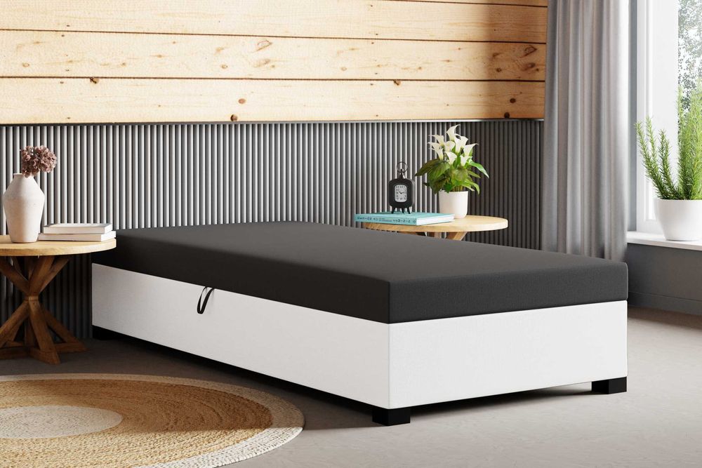 Tapczan jednoosobowy łóżko sofa wersalka pojemnik+materac wysyłka!