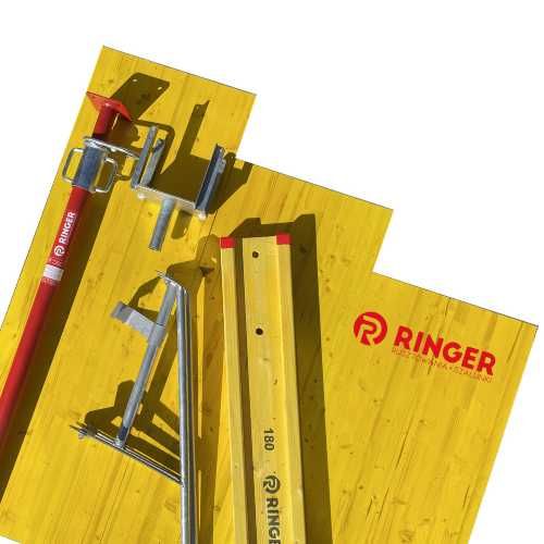 Gotowy zestaw szalunku stropowego 100m2 szalunek deskowanie RINGER