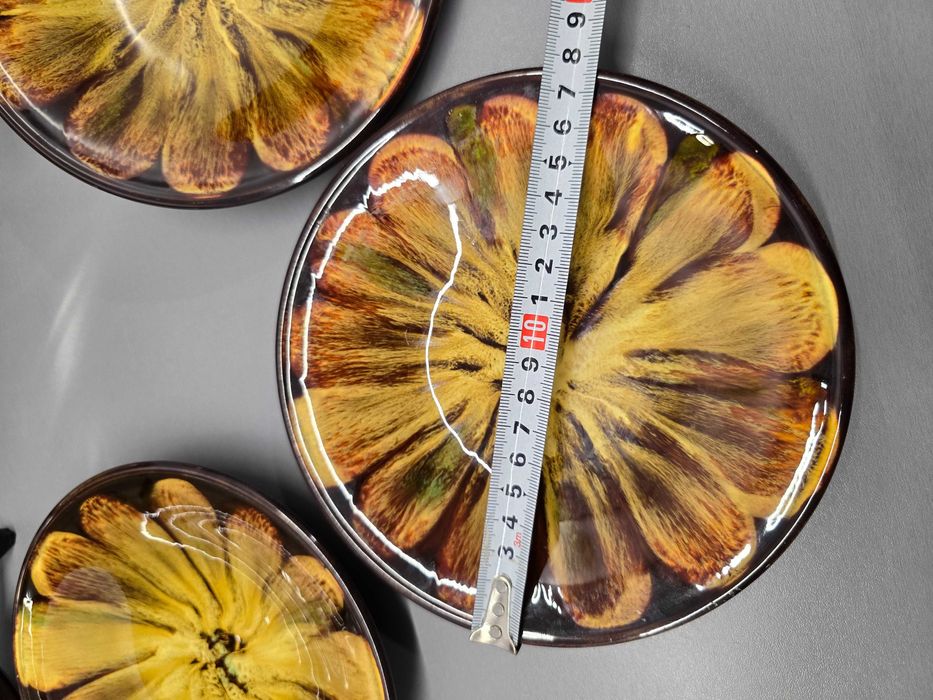 Zestaw talerzy ceramika z PRL-U