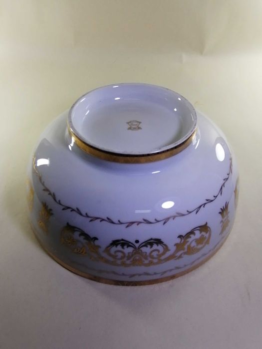 Taças Galé cornucópias Porart - Branca e verde