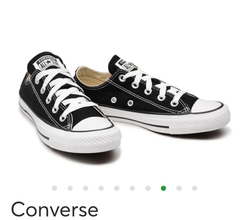 Converse Nowe extra Trampki Sneakersy niskie czarne rozm 36.5 _ 24 cm