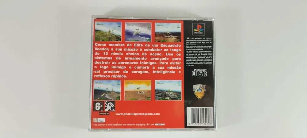 Flying Squadron Playstation 1 - Completo (Caixa + Manual)