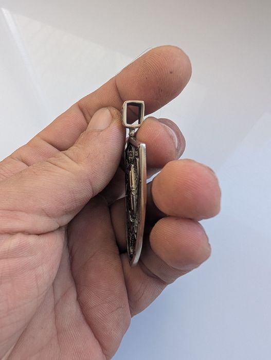 Срібний кулон ладанка серебряная архангел срібло серебро крестик  925