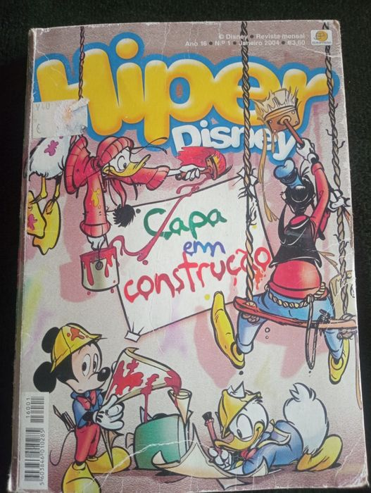 Hiper Disney Ano 16, N.º 1 - Raro	- Muito Bom estado*