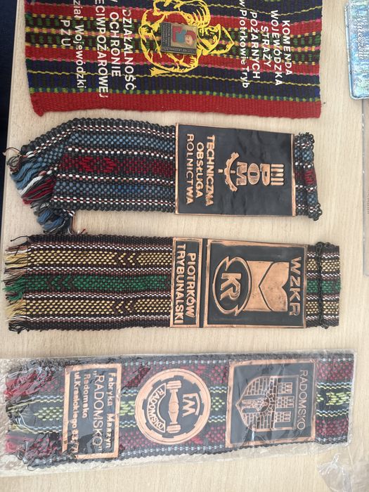 Plakietki materialowe Piotrków