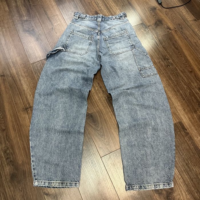 ЯК НОВІ Стильні жіночі джинси Bershka Baggy світло-блакитні, розмір М