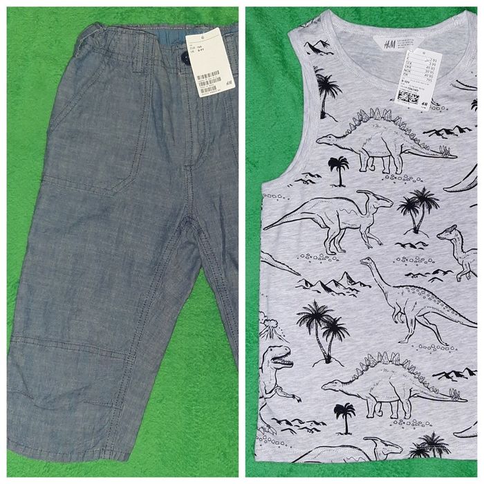 Продам шорты hm L.O.G.G, майка hm динозавры