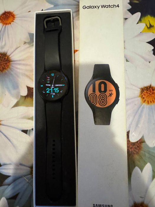 Samsung Galaxy Watch 4 44mm Black | Повний комплект | Bluetooth