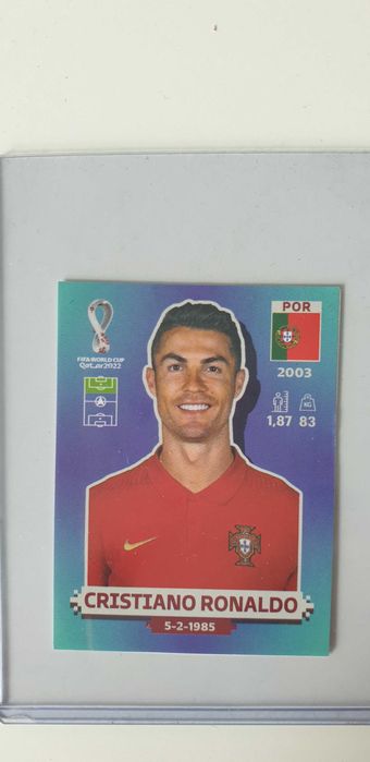 Cromos Qatar 2022 Messi (Extra Sticker legend Bronze) e Ronaldo