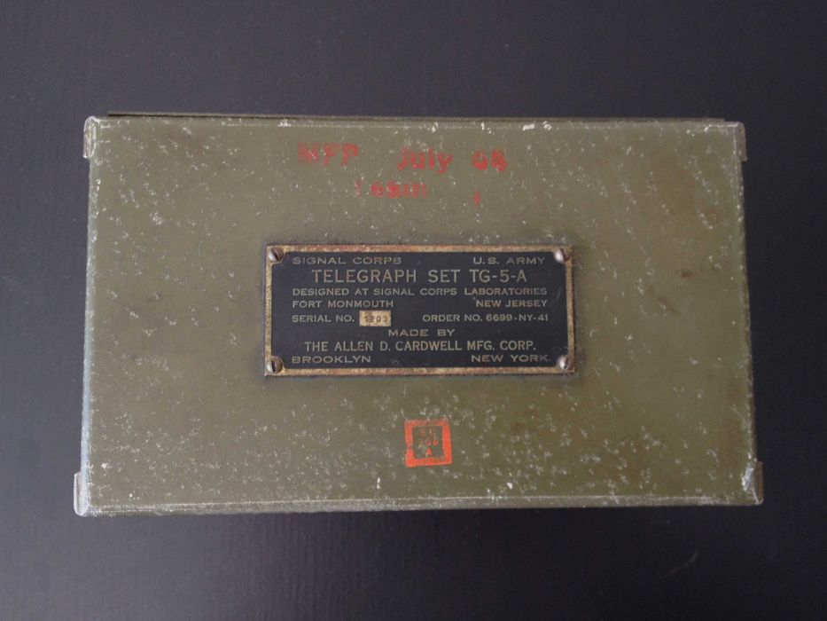 Telegraph Set TG-5-A Telégrafo da WWII