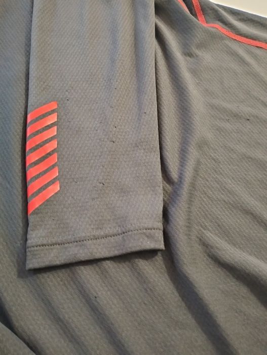 Helly Hansen, piękna szara koszulka funkcyjna, r. L