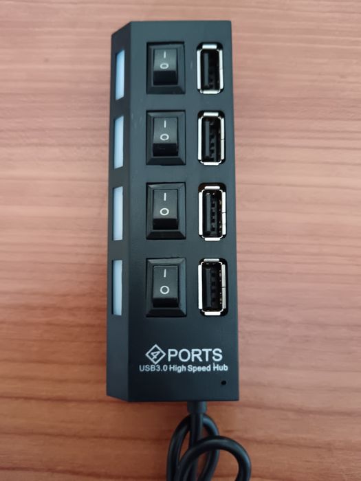 Hub USB 3 com 4 portas