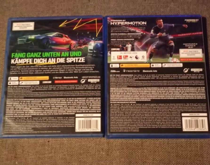 GRY PS5: FIFA 22 & NFS Unbound