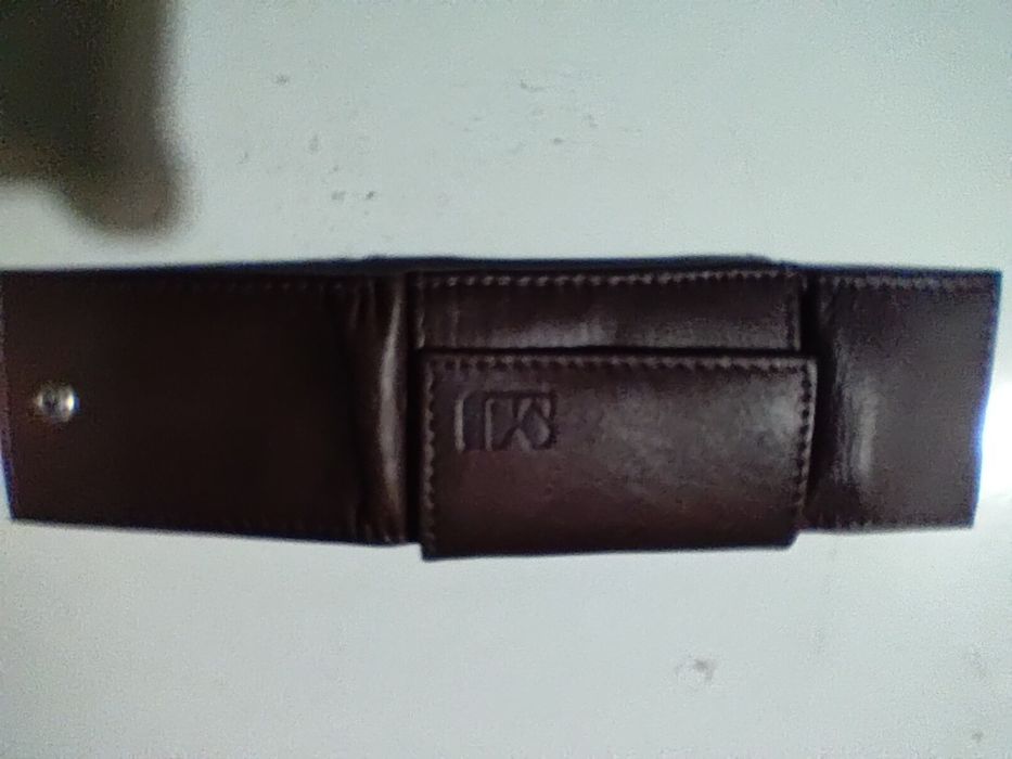 Mini portfel skórzany