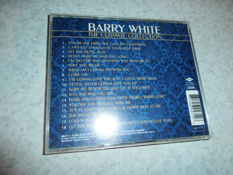 Barry White "Ultimate Collection" 1999
