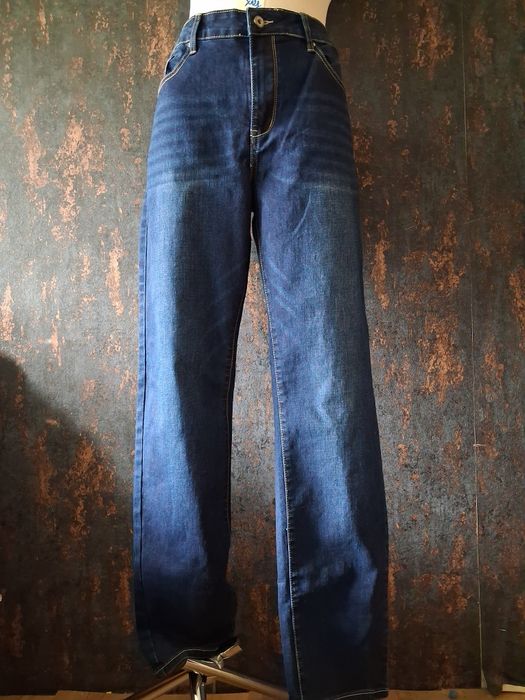 Spodnie jeans damskie plus size