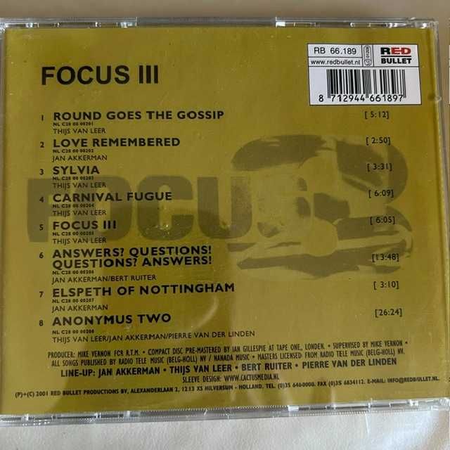 Focus: Focus III CD