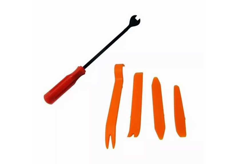 Набор съемников для клипс и пластиковых панелей 5шт