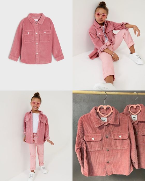 Вельветова сорочка в клітинку вельветовая рубашка Zara 110см 4-5років