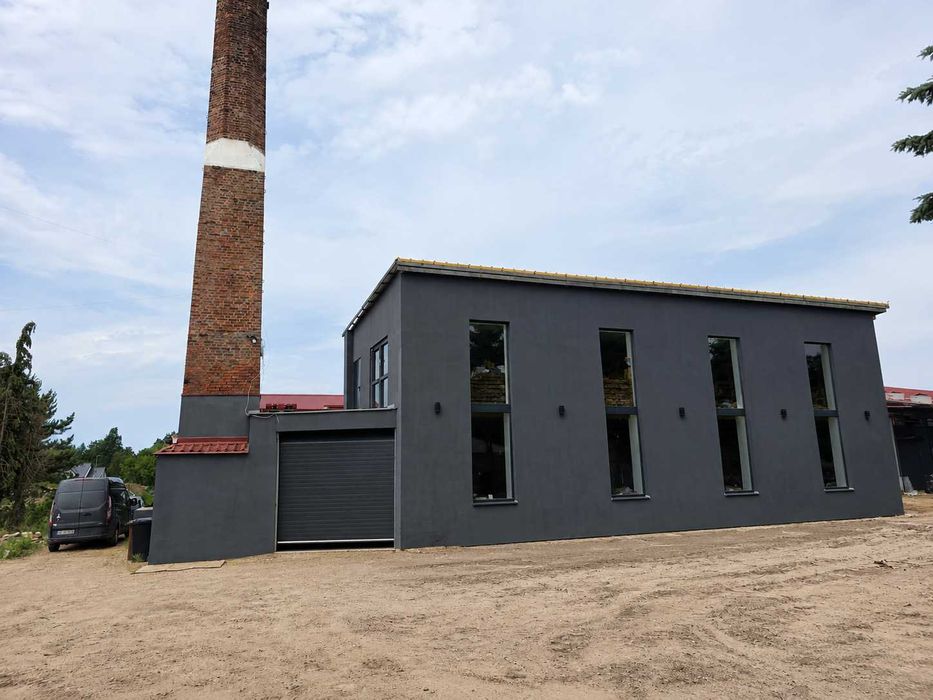 Hala 110m2 po remoncie, wylewka, drzwi