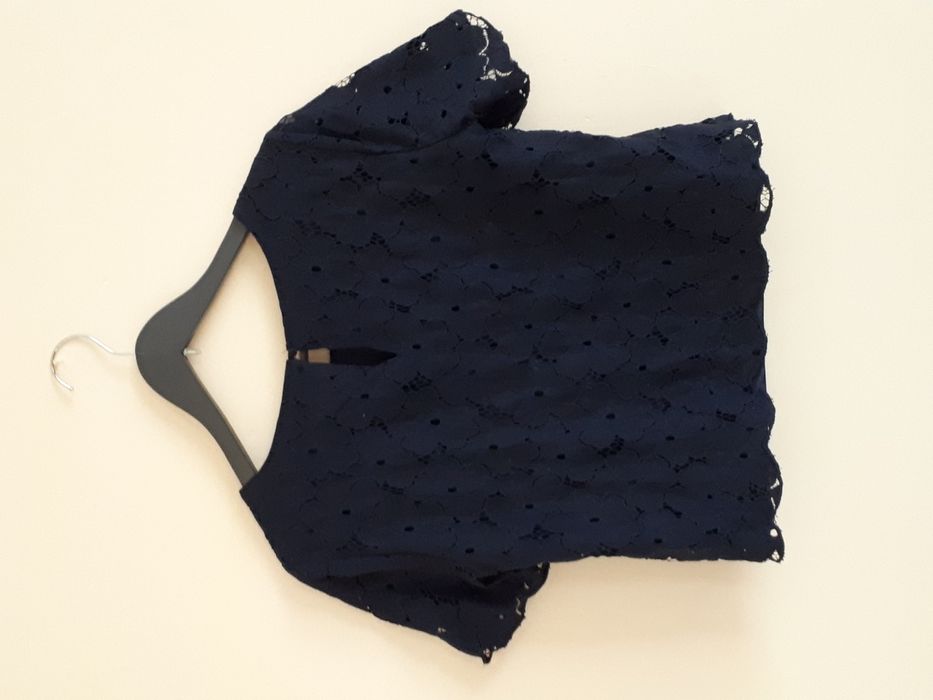 Koronkowa bluzka 42 top top secret bluzka damska grantowa