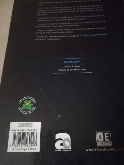 Manuais de filosofia 11° ano e exame