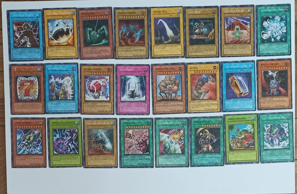 Cartas coleção  Yu-Gi-OH