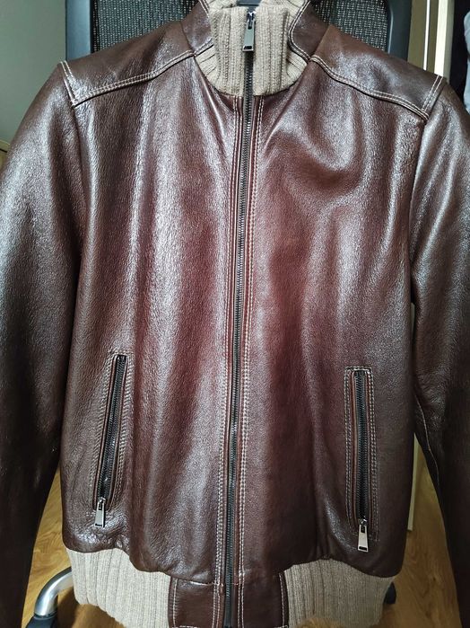 Kurtka skórzana BOMBERKA