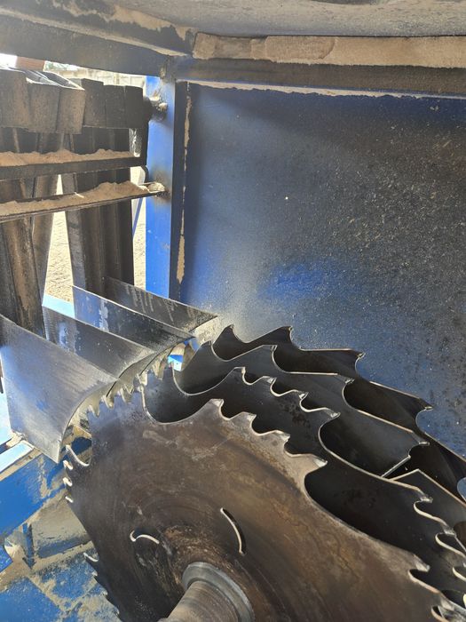 Trak tarczowy pila do pryzmy brusa 30kw do 4 pil  formarowka pily 700m