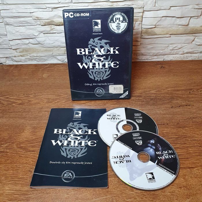 BLACK&WHITE 1 + dodatkowy chowaniec - polskie wydanie premierowe PL PC