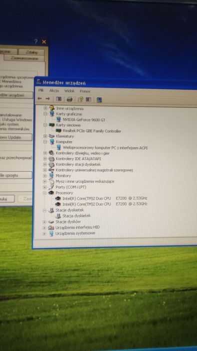 Komputer Intel Core 2 Duo E7200 Windows XP