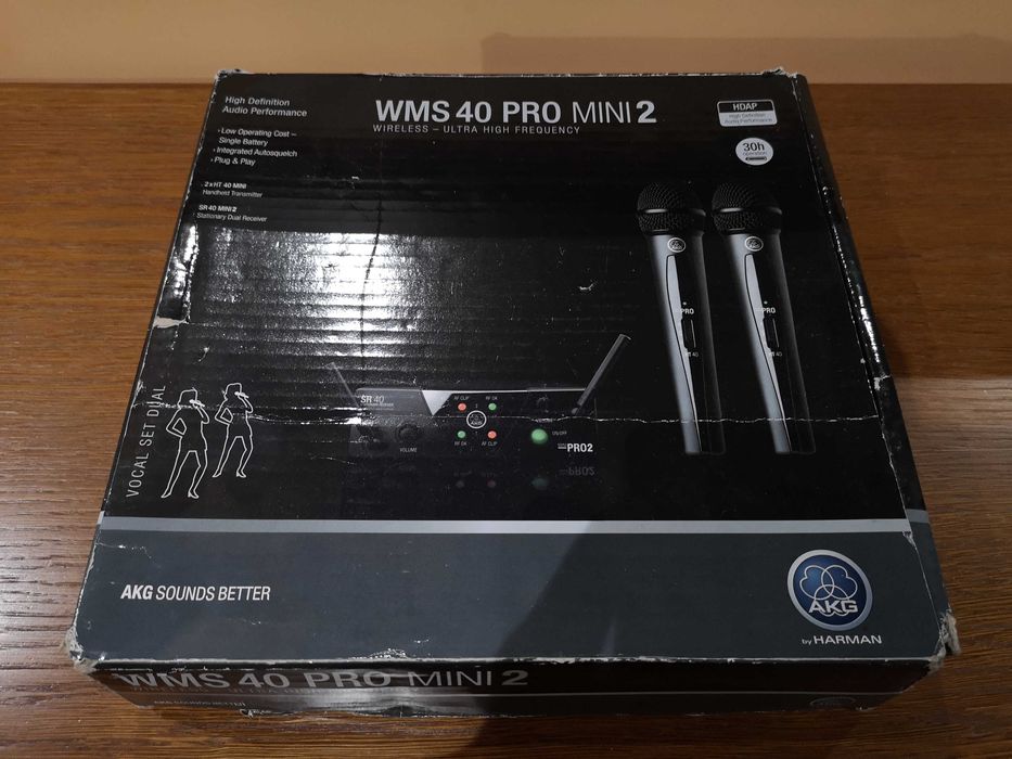 Zestaw mikrofonów bezprzewodowych AKG