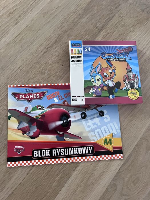 Kredki pastele olejne Jumbo 24 kolory + gratisy