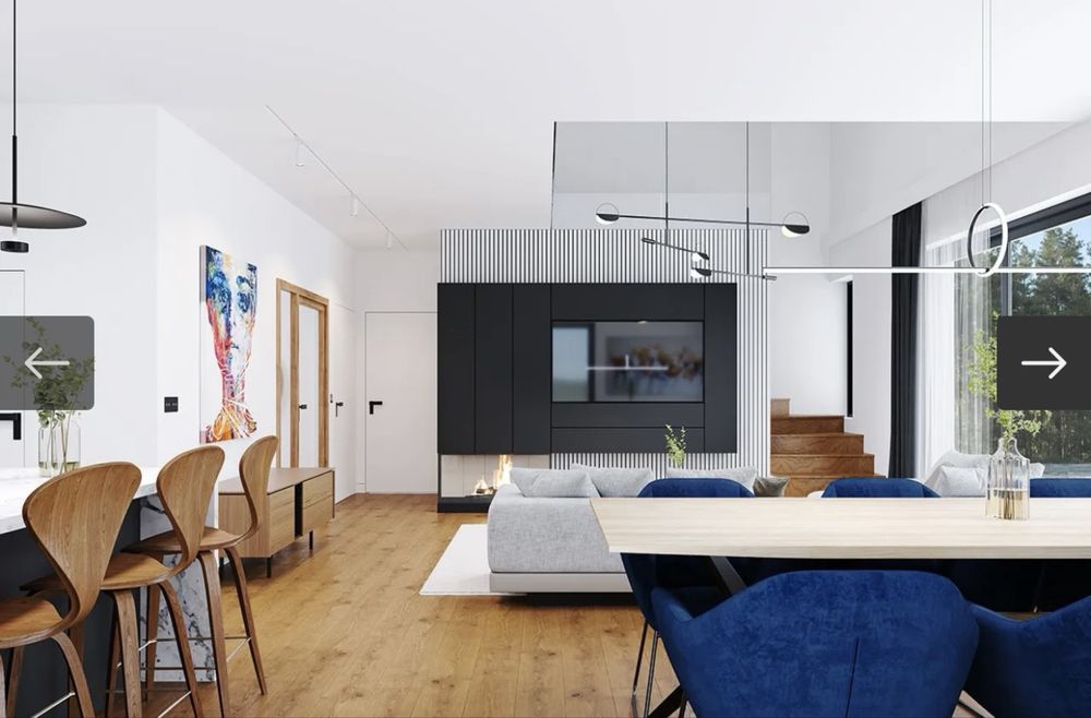 Nowoczesny dom w Kaliszkach k. Czosnowa | 135 m² + garaż 33 m² | 4 sypialnie | wysoki standard