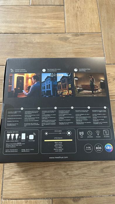 Philips Hue White E27 (3 szt.) Zestaw startowy