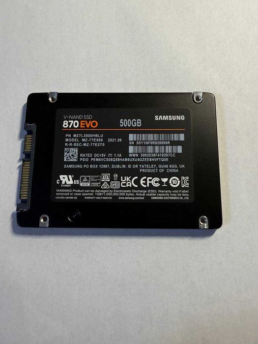 ssd evo 870 500 gb - купити комплектуючі для ПК - Ціна на OLX.ua