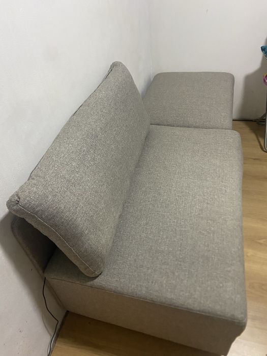 Sofa cama cinzento como novo