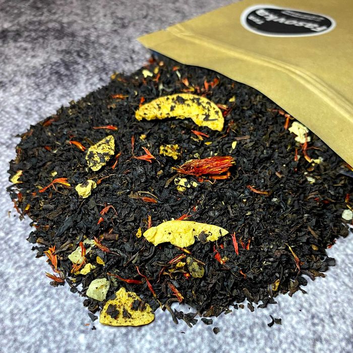 Чай чорний Персиковий ваговий оптом та вроздріб 100г.